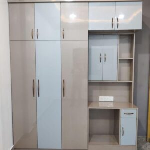 Modern Designer Wardrobe with Soft-Close Mechanism
