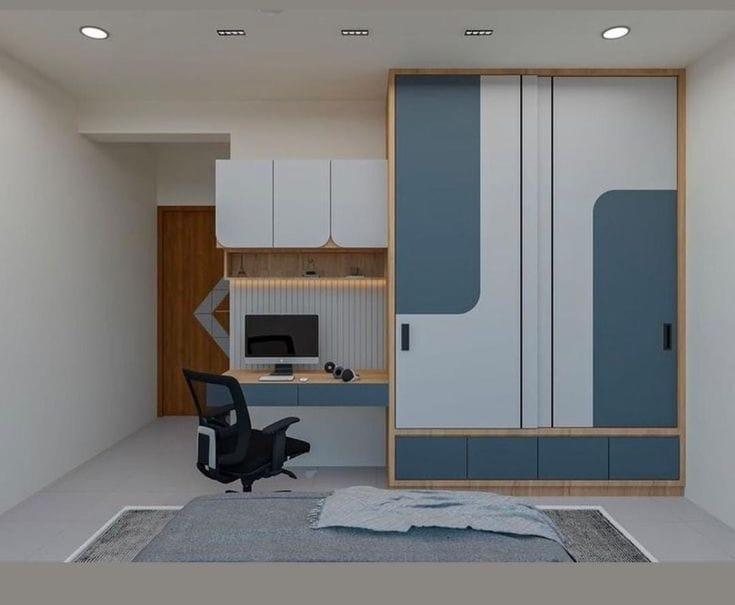 Elegant Luxury Wardrobe with Functional Storage Design