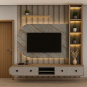 Luxury Modern TV Unit with Premium Finish