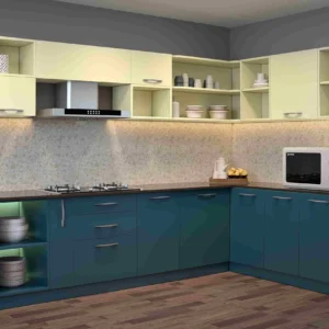 Designer Modular Kitchen with Premium Countertop